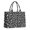 Black Christmas Snowflake-1, variant on Large Capacity Tote Bag,Blue Christmas Snowflake Pattern Handbag Fashion Luxury Tote Bag,15.7"x13"x 5.1" Inches,Laptop Compatible