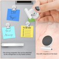 thumbnail image 3 of 12pack Fridge Magnets Refrigerator Magnets Magnetic Clips Heavy Duty Detailed List Display Paper Fasteners on Home& Office& Teaching (Multicolored, 12), 3 of 15
