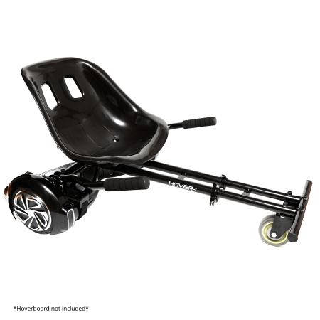 Hover-1 Kart Attachment for Electric Hoverboard, Transform Your Hoverboard into Kart - Black