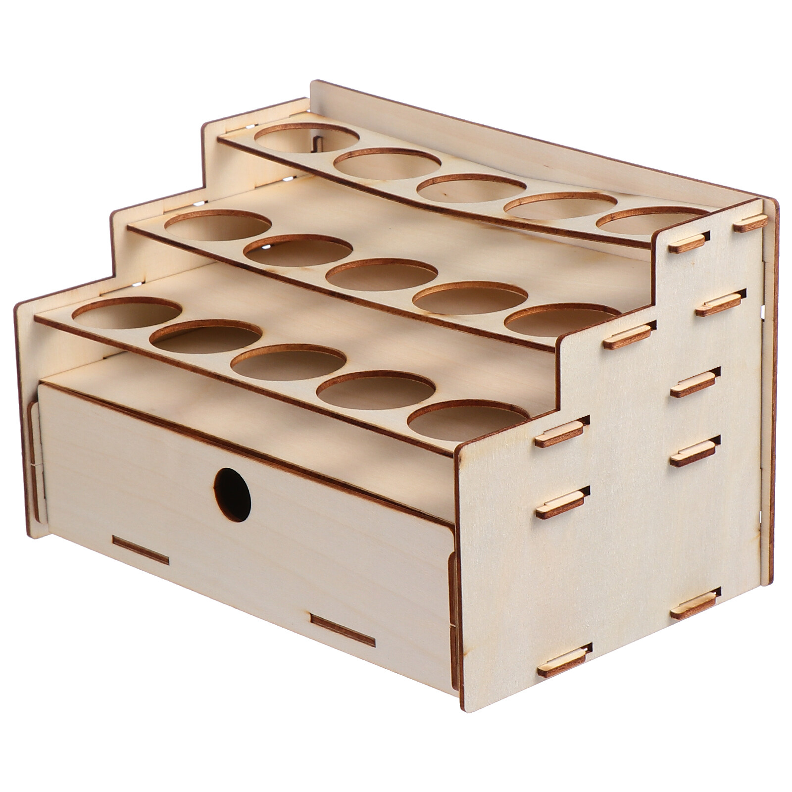 Artist Brush Paint Tube Organizer Rack DoubleLayer Storage Display