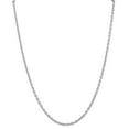 thumbnail image 1 of 14K White Gold chain Cable 16 in 3.2 mm WG 3.2mm, 1 of 5