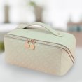 thumbnail image 4 of Bolso cosmético de la PU Bolso organizador cosmético del diamante multifuncional para el viaje femenino Tmvgtek Cuidado Belleza, 4 of 8