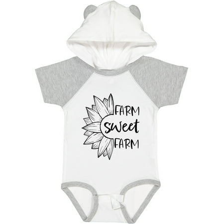 

Inktastic Farm Sweet Farm Sunflower Gift Baby Boy or Baby Girl Bodysuit