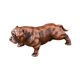 thumbnail image 3 of Figura de perro de latón, miniestatua, artesanía robusta, coleccionable, adorno de mesa, escultura para mesa, dormitorio, escritorio, decoración del Bronce, 3 of 8