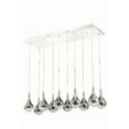 thumbnail image 2 of 2054 Edison Collection Hanging Fixture  L39.5in D13.5in H90in Lt:10 Chrome Finish  (Royal Cut Crystals)-Finish:Chrome, 2 of 2