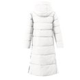 thumbnail image 5 of Scyoekwg Womens Winter Jacket Long Puffer Jacket Casual Solid Maxi Length Hooded Long Sleeve Warm Cotton Padded Coat Outerwear (White,XXXL), 5 of 6