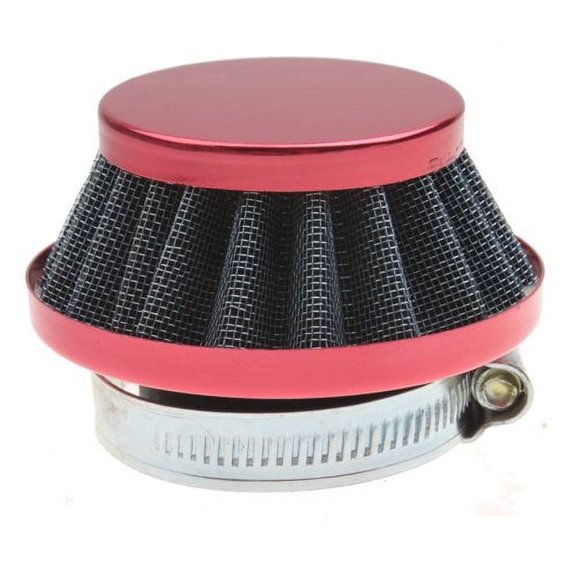 35mm Red Air Filter for 50cc-125cc ATV Dirt Bike Go Kart Pit Bike 4 Wheeler Quad Dune Buggy