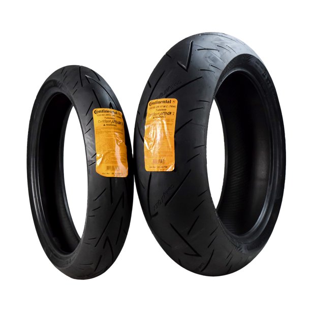 Continental Sport Attack 2 120/60ZR17 Front 200/55ZR17 Rear Motorcycle