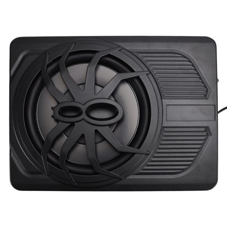 10 Inch 1200W Powered Car Subwoofer for Vehicle Audio with APP Control and Slim Under Seat Design 12V