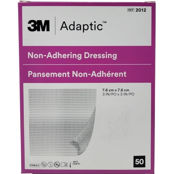 Acelity Non Adherent Dressing Adaptic3 X 3" Sterile (#2012, Sold Per Box)