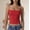 Red, variant on Spaghetti Straps Thin Strap Tank Tops Sleeveless Tank Strap Going Out Tops Stretch Camisole Cami Top Stretch Vest Crop Tank Top Strap Basic Tops Layering and Everyday Wear Black 2XL