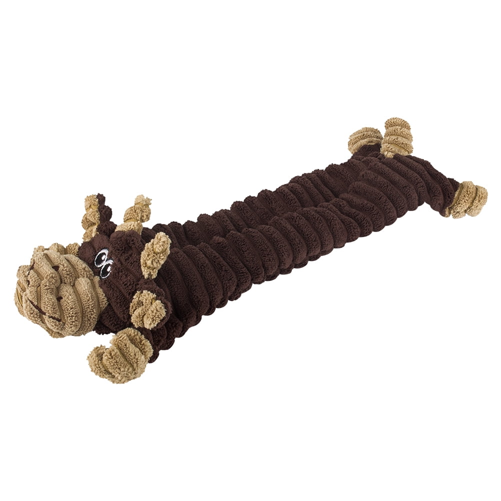 Kepooman Dog Chew Toy for Teething Chewing and Playtime, No Stuffing Plush Animal Dog Squeaky Toy, Single, Cattle Kepooman Dog Chew Toy for Teething Chewing and Playtime, No Stuffing Plush Animal Dog Squeaky Toy, Single, Cattle