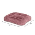 thumbnail image 3 of Vibrant Life Furry Bolster Large Dog Bed, Pink, 36" x 27", 3 of 6