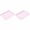 Pink, variant on ZOURIH PP Plastic Reusable Non-Slip Rectangle Serving Tray,Large Trays Stackable Activity Tray Crafts organizer Tray Serving Tray,Painting,Beads,Storage & Serving Tray,