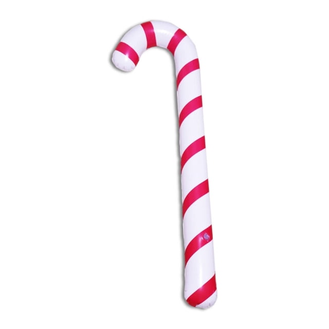 Yuarrent Adorno de decoración de bastón inflable de Navidad, guirnalda de árbol de Navidad, palo de vacaciones, juguete de utilería para Kits de decoración para fiestas