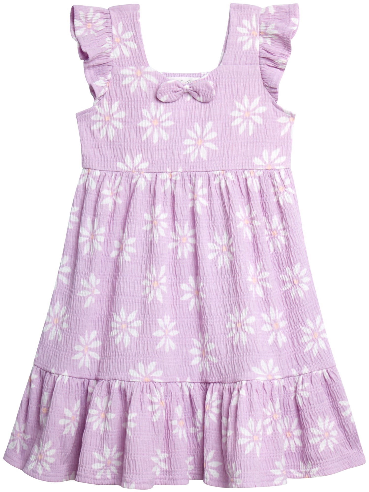 Jessica Simpson Girls' Two Pack Knit All-over Print Dress Set, Sizes 4-16
