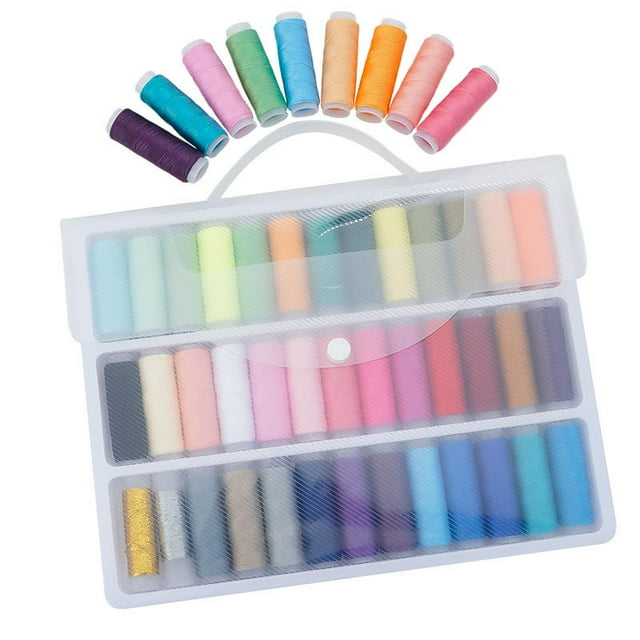 Household 402 Polyester Thread Hand Stitching Small Thread Roll Sewing Clothing Kit Hand Withdrawal 39 Color Sewing Thread Set
