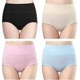 thumbnail image 1 of LLC Culotte de Sous-Vêtements Multipack en Coton Taille Haute pour Femme, 1 of 5