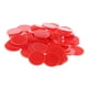 thumbnail image 5 of 100 fichas de plástico de 25 mm para póker, bingo, juegos de casino, accesorios de mesa familiares rojo, 5 of 8