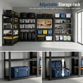 thumbnail image 4 of Prilinex 2500LBS Metal Storage Shelves Wire Shelving Unit Garage Storage Rack 48"W x 24"D x 72"H Heavy Duty Industrial Shelving, 4 of 5