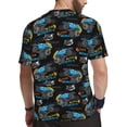 thumbnail image 2 of Wukai Cool Off-Road Vehicle Print Men's Short-Sleeved Mesh T-Shirt,Quick-Dry Short Sleeve Workout T-Shirt-6X-Large, 2 of 8