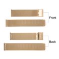 thumbnail image 4 of Uxcell Stainless Steel Mesh Watch Band 22mm Quick Release Adjustable Strap, Rose Gold, 4 of 6