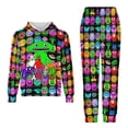 thumbnail image 2 of Garten of Banban 2 Piece Outfits Hoodie Sweatsuits Set Sweatpants Long Sleeve Sweatshirt Matching Joggers Tracksuit Sets, 2 of 7