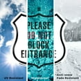 thumbnail image 6 of Please Do Not Block Entrance (2 Pack) 12 inch X 12 inch Shield Shaped Rust-Free Aluminum Metal Signs with Aluminum Mounting Stakes Weather Resistant Made in the USA, 6 of 8