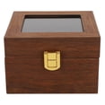 thumbnail image 1 of Wood Watch Box,Wooden Watch Case 2 Wooden Watch Case Display Case Exquisite Design, 1 of 8