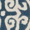 thumbnail image 6 of SAFAVIEH Cambridge Leslie Geometric Wool Runner Rug, Navy Blue/Ivory, 2'6" x 14', 6 of 10