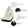 thumbnail image 6 of Sikiie Gold Snowflake Car Seat Covers 2PCs Front Car Seat Covers Universal fit for Most Cars SUVs and Trucks-2 PCS, 6 of 9