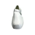thumbnail image 2 of 24 HOUR COMFORT Irma Women's Wide Width T-Strap Comfort Leather Shoes WHITE 5, 2 of 6