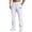 White, variant on Mens Baggy Sweatpants Straight Leg Casual Pants Elastic Waist Lounge Sweat Pants for Athletic Gym with Pockets