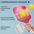 thumbnail image 2 of Pickleball Paddles Set Of 2, Fiberglass Surface, Love Romantic Valentine Print, 4 Balls & Bag, 2 of 5