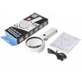 thumbnail image 2 of Lupa de escritorio portátil 5X / 10x con lámpara LED y soporte USB Lupa biselada para hacer herramientas de reparación de relojes para aficionados, modelo: blanco, 2 of 5