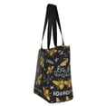 thumbnail image 2 of Kll Tote Bag For Women Hohey Bee Golden Embroidery Print Shopping Grocery Reusable Bags For Office School Shopping Travel, 2 of 7