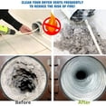 thumbnail image 5 of Dryvenck 26 Feet Dryer Vent Cleaner Kit,Flexible Dryer Lint Remover for Easy Cleaning with Synthetic Brush Head Use with or Without a Power Drill, 5 of 10