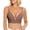 Coffee, variant on Women's Deep V Underwire Bra, Bust Lifting & Gathering, Adjustable Thin Straps, Smooth Side Support Everyday Bra Coffee XL