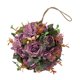 thumbnail image 1 of Ramo de bolas de flores artificiales de 20 cm para decoración de bodas, guirnalda de flores colgantes Violeta, 1 of 3