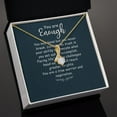 thumbnail image 3 of You Are Enough You May Bend Alluring Ribbon Necklace Message Card, 3 of 20