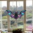 thumbnail image 1 of Colgante de acrílico con forma de murciélago para ventana | Adorno colgante para Halloween | Acrílico duradero y resistente a la decoloración | Fácil de instalar | Idea de regalo para decorar la, 1 of 5