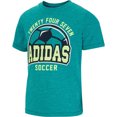 thumbnail image 1 of Camiseta gráfica adidas Climalite Hoops para niños, azul, 4, 1 of 1