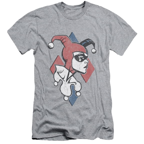 Batman Profiling S/S Adult 30/1 T-Shirt-Athletic Heather