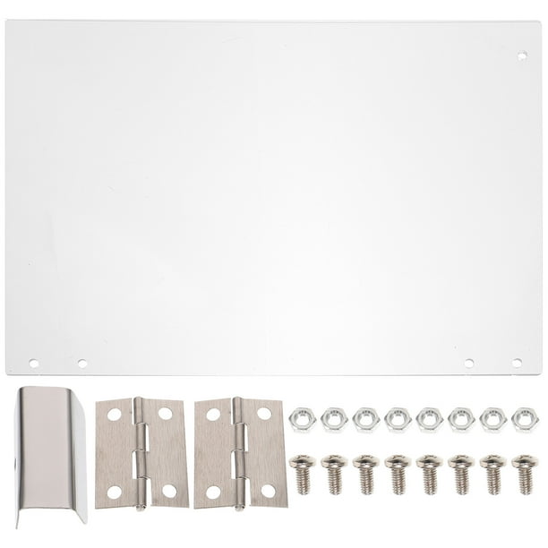 Panel de puerta de repuesto para máquina de palomitas de maíz, panel transparente, grueso, PVC, deflector para máquina de palomitas de maíz