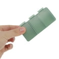 thumbnail image 5 of Unique Bargains 1 Pc Pill Case 3 Grid Design Pill Box Green, 5 of 6