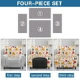 thumbnail image 6 of Kuiaobaty Gingerbread Man Pattern Reclining Slipcover Christmas Easy Replacement Recliner Couch Cover Breathable Recliner Chair Cover Reclining Sofa Slipcover with Elastic Bottom for Pets, 6 of 8