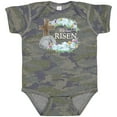 thumbnail image 3 of Inktastic Easter He Has Risen with Cross and Flowers Boys or Girls Baby Bodysuit, 3 of 5