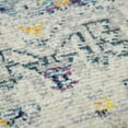 thumbnail image 3 of HomeRoots 532599 7 ft. Yellow & Ivory Southwestern Stain Resistant Indoor & Outdoor Round Area Rug, 3 of 10