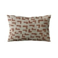 thumbnail image 5 of Plutus Brands Brown, Beige Plutus Angles Abstract Luxury Throw Pillow 24 in x 24in, Double Sided 24" x 24", 5 of 9