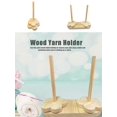 thumbnail image 3 of Wooden Yarn Holder Plum Blossom Wooden Spinning Yarn Holder for Wool Cotton Poly Blend, 3 of 3